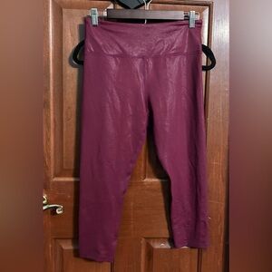 ZYIA Burgundy Leggings